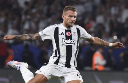 Ciro Immobile of Besiktas during the Turkish Super Cup Match between Galatasaray and Besiktas at Ataturk Olympic Stadium on August 3, 2024 in Istanbul, Turkey. Photo by SeskimPhoto  Galatasaray v Besiktas Turkish Super Cup PUBLICATIONxNOTxINxTUR